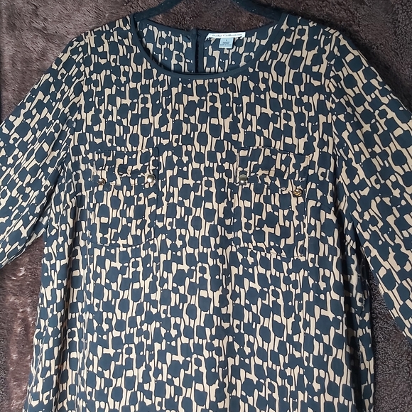 💢SOLD💢Blouse - to impress. Round neck, 3/4 sleeve, elegant - Picture 4 of 11
